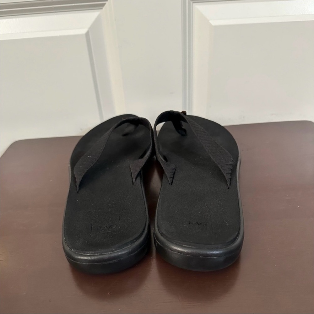 Teva Voya Women’s Flip Flop Black Size 11 - Picture 4 of 7